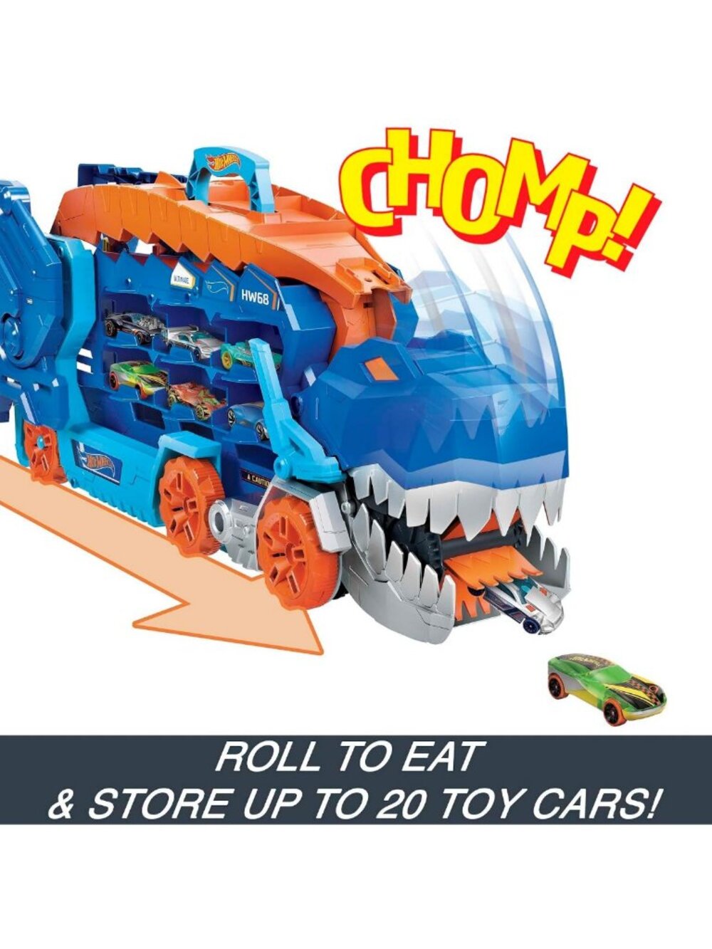 Ultimate T-Rex Transporter Toy Car Track Set - Dino Hauler with Race Track - Picture 3 of 8